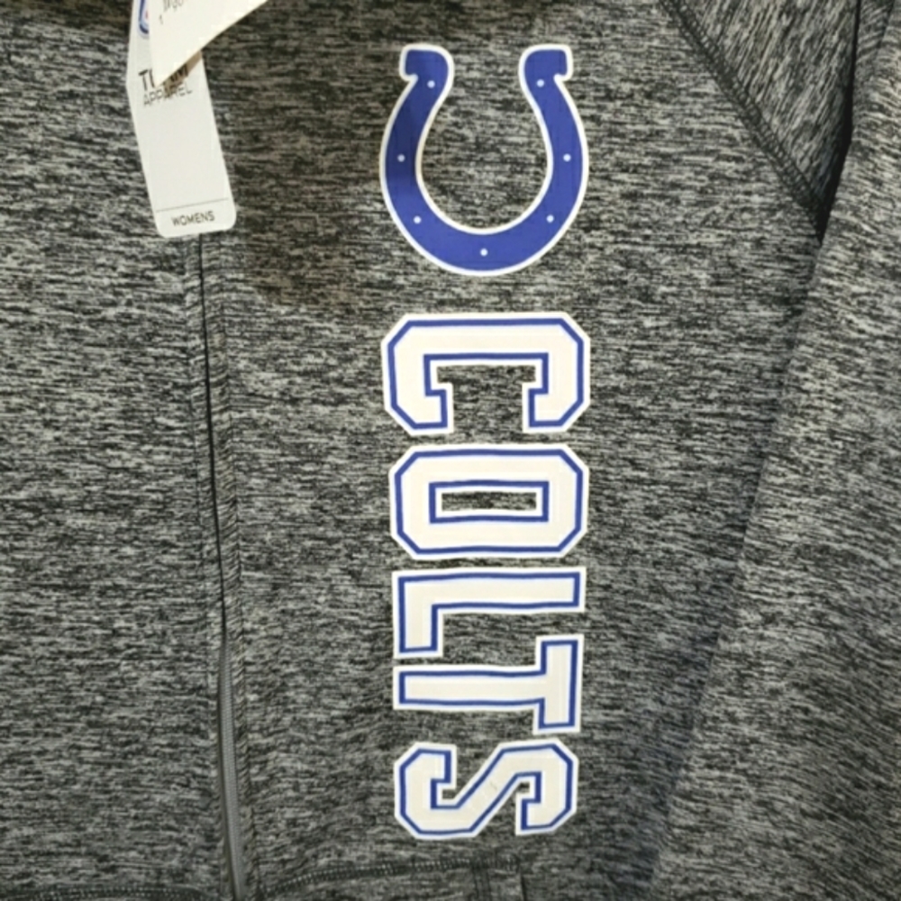 NFL Colts Hooded Jacket Women's Size Large NWT - Picture 2 of 8